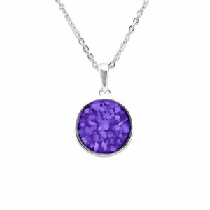 Classic Round Memorial Ashes Pendant