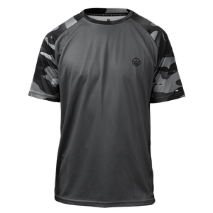 Dark Camo Short Sleeve Trail MTB Jersey (Sleeves Only Design)