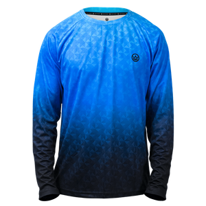 Triangulation Cobalt Long Sleeve Trail MTB Jersey