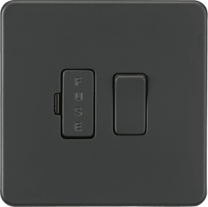SF6300AT Screwless 13A Switched Fused Spur in Anthracite