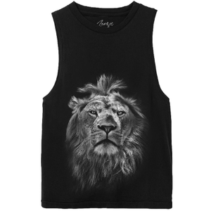 Lion Animal Print Tank Top (L)