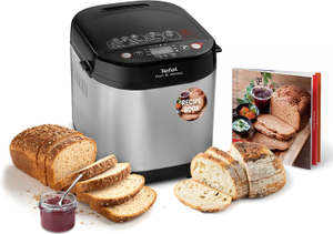 Tefal PF240E40 NEW Breadmaker Gluten-free Pain et Delices 700w Silver & Black