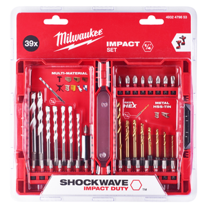 Milwaukee 4932479853 39 Piece Shockwave Drill & Screwdriver Bit Set