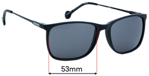 Sunglass Fix Replacement Lenses for Converse Sun Rx 02 - 53mm Wide