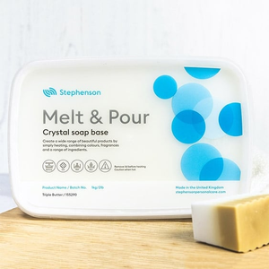 Triple Butter Melt & Pour Soap Base, 1Kg - Stephenson