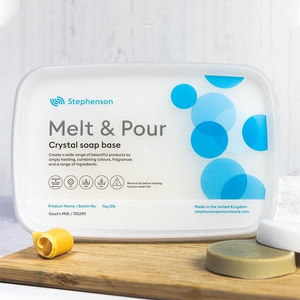Goats Milk Melt & Pour Soap Base, 1Kg - Stephenson