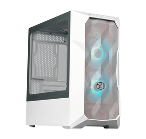 Cooler Master TD300 Mesh ARGB Micro ATX Gaming Case - WHITE - TD300-WGNN-S00