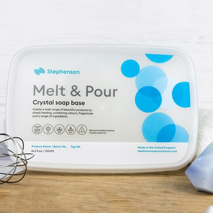 SLS Free Clear Melt & Pour Soap Base, 1Kg - Stephenson