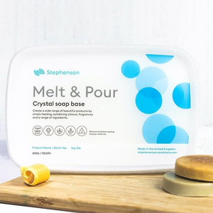 No Sweat White Melt & Pour Soap Base, 1Kg - Stephenson