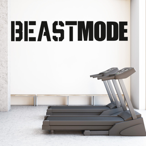Beastmode Fitness Gym Wall Sticker