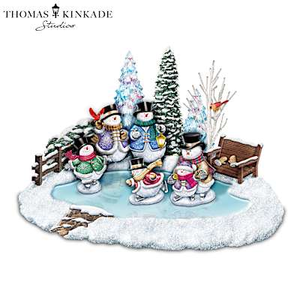 Thomas Kinkade Winter Wonderland Sculpture