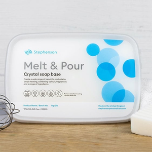 SLS & SLES Free White Melt & Pour Soap Base, 1Kg - Stephenson