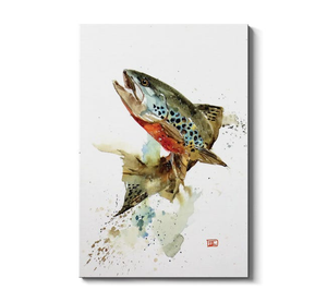 Jumping Brown Trout