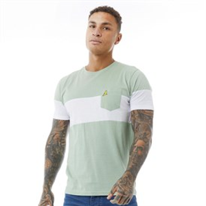 Brave Soul Mens Piousc T-Shirt Mint