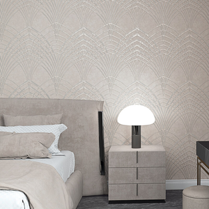 Galerie Avalon Arch Design Cream/Pearl Metallic Wallpaper - 32280