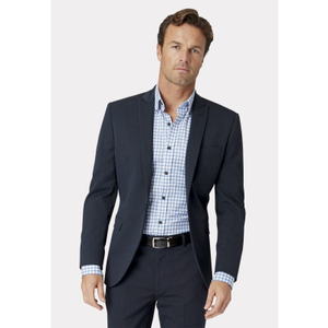 Tailored Fit Pegasus Navy Pin Dot Washable Suit Jacket