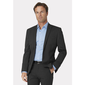 Tailored Fit Pegasus Charcoal Pin Dot Washable Suit Jacket