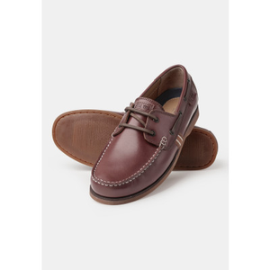 Brown Leather Boat Shoe