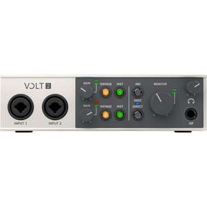 Universal Audio Volt 2 Desktop 2-In/2-Out USB 2.0 Audio Interface