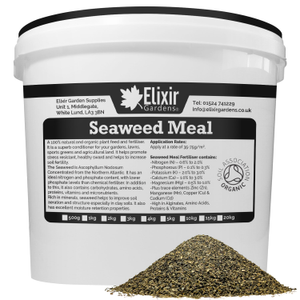 Seaweed Meal Fertiliser (Plant Feed, Lawn Conditioner & Soil Enricher) - 3kg, Re-Sealable Tub