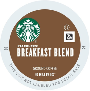 Starbucks Breakfast Blend K-Cups, Medium Roast – 24 Count