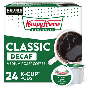Krispy Kreme DECAF K-Cups, Light Roast – 24 Count