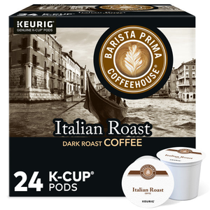 Barista Prima Coffeehouse Italian Roast K-Cups, Dark Roast – 24 Count