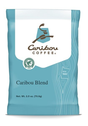 Caribou Coffee Blend Ground Coffee, 2.5oz Portion Pack – 18 Count