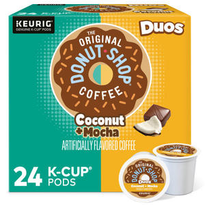 The Original Donut Shop Coconut Mocha K-Cups, Medium Roast – 24 Count