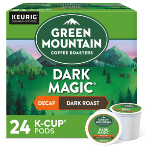 Green Mountain DECAF Dark Magic K-Cups, Dark Roast – 24 Count