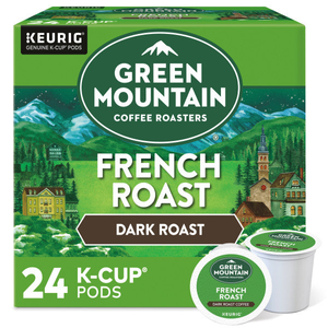 Green Mountain French Roast K-Cups, Dark Roast – 24 Count