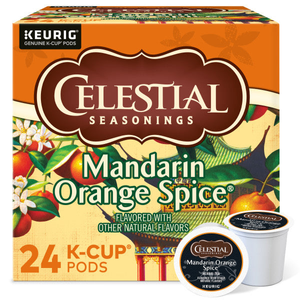 Celestial Seasonings Mandarin Orange Green Tea K-Cups – 24 Count
