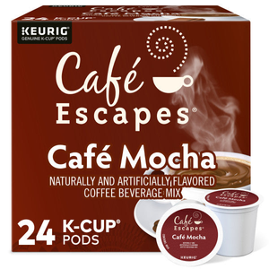 Cafe Escapes Cafe Mocha K-Cups – 24 Count