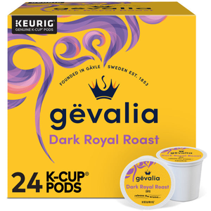 Gevalia Kaffe Dark Royal K-Cups, Dark Roast – 24 Count