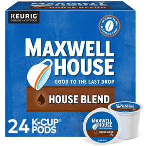 Maxwell House House Blend K-Cups, Medium Roast – 24 Count