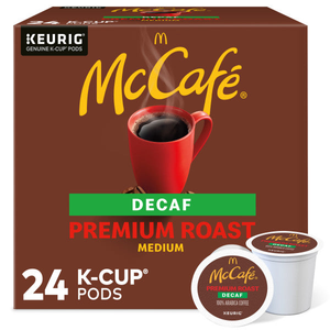 McCafé DECAF Premium Roast K-Cups, Medium Roast – 24 Count