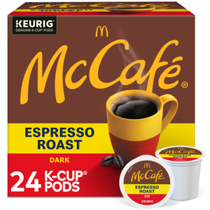 McCafé Espresso Roast K-Cups, Dark Roast – 24 Count