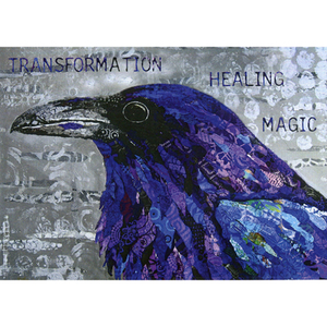 Healing Raven Greeting Card (Encouragement)