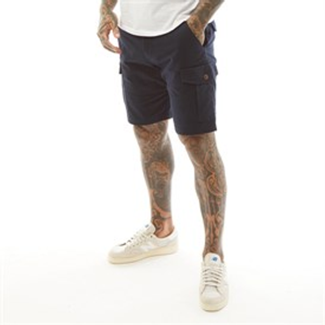 Tokyo Laundry Mens Aldabra Cargo Shorts Sky Captain Navy