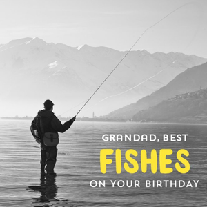 Moonpig Aperture Photographic Best Fishes On Your Birthday Card