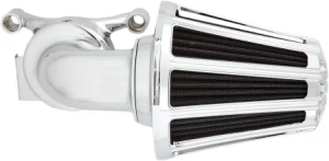 Arlen Ness 10-Gauge Monster Sucker Air Cleaner In Chrome Finish For Harley Davidson 1999-2017 Twin Cam (Exc. E-Throttle & 99-01 FLT) (81-022)