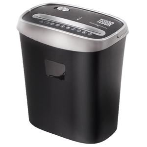 8-Sheet Cross-Cut Paper Shredder TECOR TR-508X 15L Large Bin Capacity Paper and Credit Cards