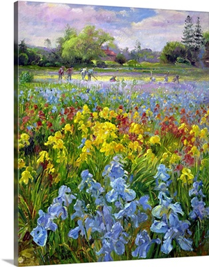 Hoeing Team and Iris Fields, 1993