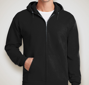 Port & Company Core Zip Hoodie - Jet Black