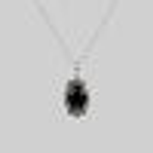 MARIA. Rose Wreath Onyx Necklace - Silver - Silver