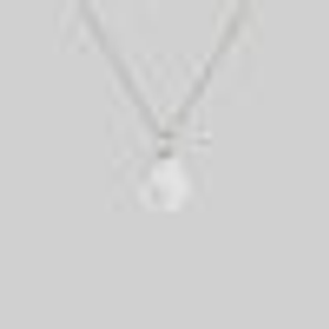 LYRAE. Moon & Stars Glass Necklace - Silver - Silver