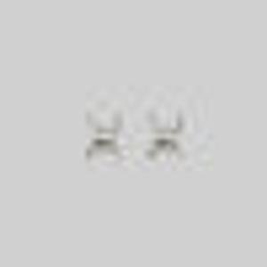 SURVIVAL. Symbolic Barbed Wire Stud Earrings - Silver