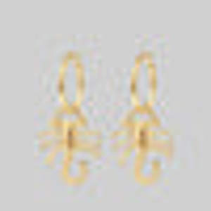 NOXIOUS. Scorpion Hoop Earrings - Gold