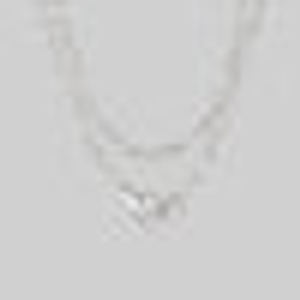 HARMONY. Double Wrap T-Bar Chain - Silver - Silver