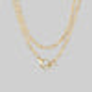 HARMONY. Double Wrap T-Bar Chain - Gold - Gold